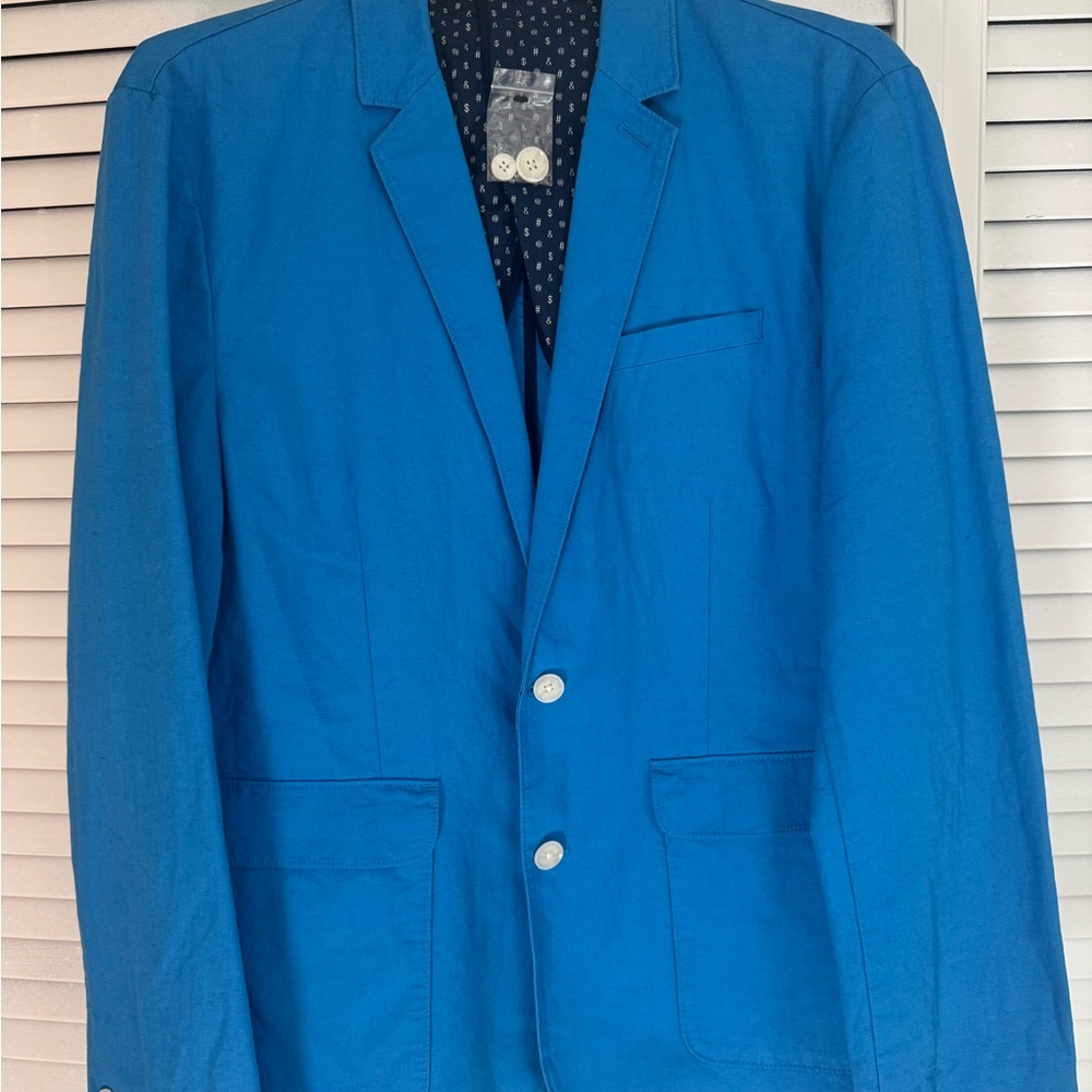 Express Vibrant Blue Men's Blazer